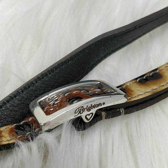 Brighton Patent Leopard Print Crossbody Bag - Picture 4 of 8